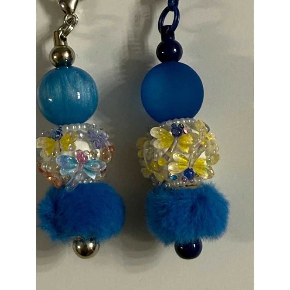 Dragonfly Tumbler Charm Set Handbeaded
